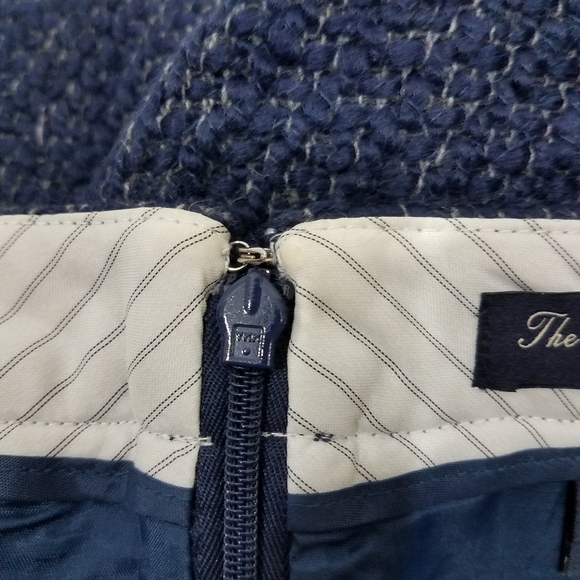 J Crew The Pencil Skirt 4 Wool Navy - Picture 14 of 14